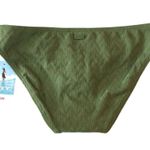 Roxy  Juniors Current Coolness Textured Hipster Bikini Bottom Chevron Green XS Photo 4