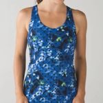 Lululemon Kanto Catch Me Tank Windy Blooms Saphire Blue Multi / Naval Blue 4 Photo 0