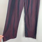Vtg Y2K Holographic Trouser Pants High Rise Pull On Straight Wide Leg Sz Small Purple Photo 10