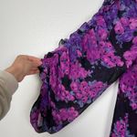 Rebecca Taylor  Women's Silk FLoral Blouse Sz 8‎ Photo 4