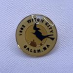 Witch City Travel Souvenir Lapel Pin Salem Massachusetts Bag 338 Photo 0