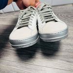 P448 John White Leather Suede Green Croc Sneaker Women EU36 US 6-6.5 Photo 5