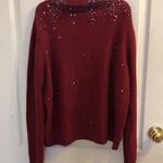 Juicy Couture Red Turtleneck Sweater📝 Photo 0