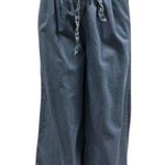 Cato Est 1946 Wide Leg Paperbag Pull On 2 Pocket Jeans Tie Belt Womens Medium Photo 7