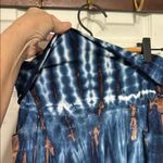 Roll Over Waist Tie Dye Wide Leg Pants Size Medium W 12.5 Photo 2