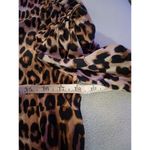 H&M  womens cheetah animal print short sleeve blouse size XXS oversized Photo 5
