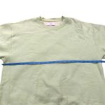 Tna Aritzia Cozy Fleece Perfect Crewneck Sweatshirt Lime Green Size 2 Oversized Photo 4