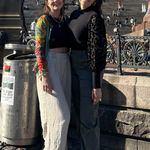 Black Turtleneck Bodysuit With FUN SLEEVES Photo 3