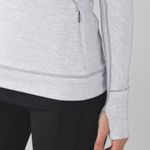 Lululemon 6 Think Fast Long Sleeve in Tonka Stripe Heathered Slate White Photo 3