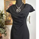 Willow Glenn Women Dress Black 4P Cap Sleeve Rushed Clueless Preppy Academia Photo 1