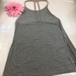 Athleta  Essence Athletic Longline Tank Top: Heathered Grey Photo 2