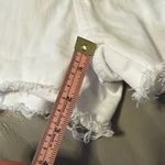 ZARA  white high rise distressed jean shorts size 2 a40 Photo 7