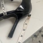 Juicy Couture NWT Womens Gabrielle Platform Heel Sandal Black -Silver straps 10M Photo 9