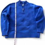 Vintage Mark, Fore & Strike Royal Blue Quarter Zip Sweater, Women's Size M Size M Photo 7