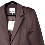 ICHI NWT Java Brown IHKATE SUS Oversized Button Loose Fit Blazer Medium Photo 3