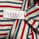 Velvet Tees Velvet Multicolor Striped Tee Photo 3