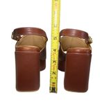 Urban Outfitters Brown Platform Block Heel Sandals Women’s 10M Retro Boho Photo 2