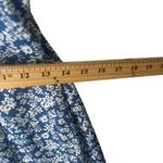 L.I.A Love Is All Women's Size Small Blue Floral Tie Back Satin Slip Dress Photo 6