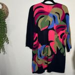 Chico's Chico’s Tropical Print Mesh Long Line Abstract Cardigan Sz Medium Maximalist Photo 4