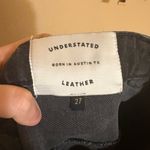 Understated Leather  Western Stretch Jeans in Faded Charcoal Photo 4