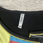 Xiao Top Womens Medium Black Green Long Sleeve Art to Wear Button Front Artsy Photo 2