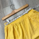 Jez Vintage Pants cotton pull on straight leg womens Yellow (large) bright artsy Photo 2