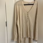 Madewell Asherton Waffle Knit Wool Alpaca Henley Size 1X Photo 5