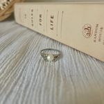 Pearl Silver Simple Costume Ring “Dubheasa” Elegant Minimal Neutral Femme Classic Jewelry Photo 5