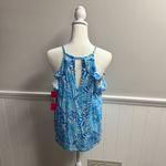 Lilly Pulitzer NEW  Billie Halter Top Amalfi Blue By The Seashore Medium M NWT Photo 11