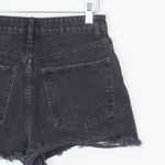 ZARA High Rise Button Fly Distressed Denim Shorts Womens Size 4 Photo 4