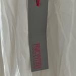 For Cynthia Anthropologie’s White Top Swim Cover Up Handkerchief Hem Size L NWT Photo 6