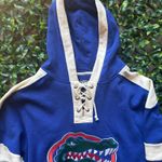 NCAA FLORIDA GATORS old time jersey style cotton hoodie men's XL Blue Photo 3