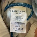 Lands' End blue & green paisley 16W vacationcore tankini top Photo 2