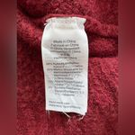 J.Crew  Women’s Wool Blend Crewneck Sweater Red Christmas Holidays - Medium Photo 5