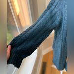 Universal Threads Universal Thread Heather Teal Blue Blouson Sleeve Long Duster Cardigan Sz Small Photo 6