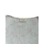 Free Kisses White Pink Bow Square neck Tank Top Size 2X NEW NWT Photo 2