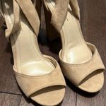 Lulus Nude Wrap Around Block Heels Photo 0