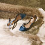 Veronica Beard Verónica Beard Adele Denim Strappy Heels Sandals Size 12 Photo 6