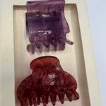A New Day  Women's Purple Three Piece Acrylic Claw Clip Set - NWT Photo 1