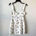 Bardot  Cello Ring Detail Floral Mini Dress White Blue 4 Photo 8