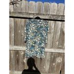 CHRISTINA Cardigan Floral Brown Blue Semi Sheer Medium Coverup Summer‎ Spring Photo 5