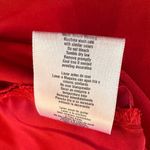 Careisma Women's Round Neck Solid Scrub Top CA606 red black size large Photo 6