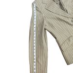 Talbots Vintage Linen Blend Pinstripe Suit Set | Women’s 8 | Beige Photo 7