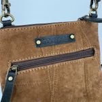Vaan & Co Brown Leather Crossbody Thin Bag Travel Classic Photo 1