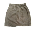 Young Fabulous and Broke cotton tencel button front skirt elastic waist L Photo 5