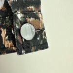 Ted Baker Cargo Denim Jacket Khaki Belted Collared Safari Utility US 4 NWT Photo 9