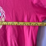 Life is Good Hot Pink Crusher Tee Tropical Heart V-Neck Women's size Large Photo 6