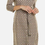 J. McLaughlin‎ Brynn Catalina Cloth Button down dress size Medium Brown Photo 0