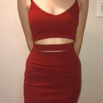 Windsor Red Cutout Dress Photo 0