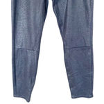 7 For All Mankind  Black Snakeskin Print Skinny Pants Sz 30 Photo 5